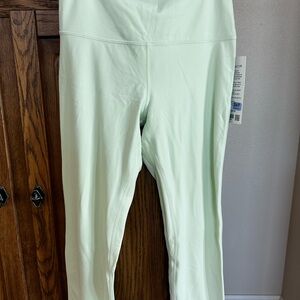 Lululemon Align HR Crop 23" in Light Green